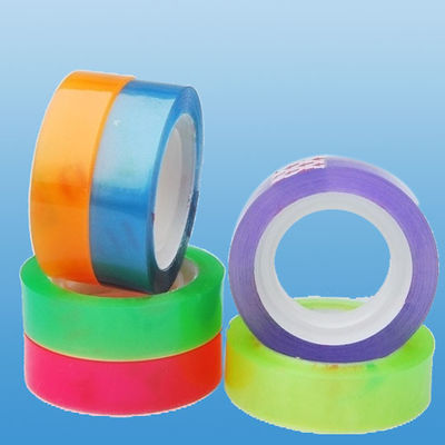 China office paper packaging BOPP Stationery Tape , colorful cello tapes   supplier