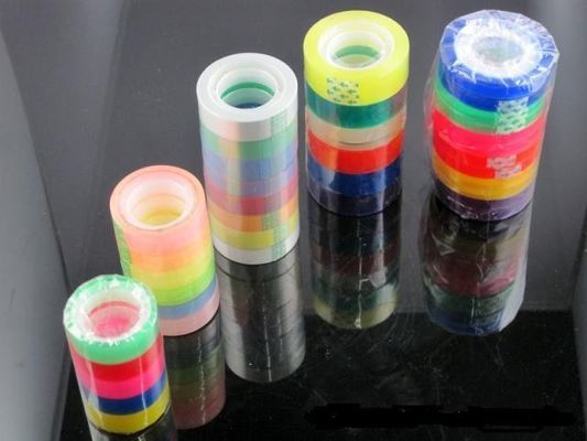 China Easy Tear BOPP Adhesive Tape For School Use Crystal Clear Tape supplier