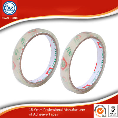 China Clear Bopp Stationery Tape Non-Toxic Self Adhesive  For Office / Workshop SGS ROHS supplier