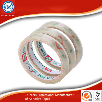 China Crystal Clear Bopp Packaging Tape  24mm Strong Sticky for Bag Sealing supplier