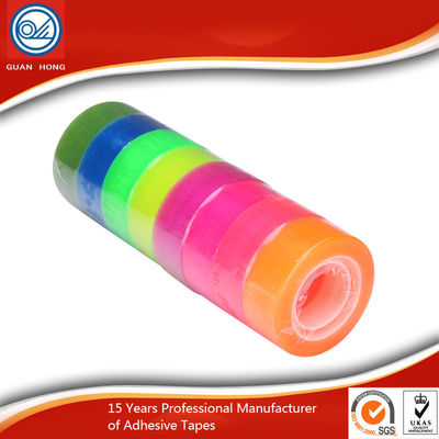 China Acrylic Glue company logo BOPP Stationery Tape for office paper sealing supplier