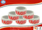 Adhesive White Caution Tape / Printed Packaging Tape Standard size supplier