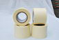 yellow Solvent Rubber Based Colored Masking Tape jumboo Roll , 80mic 140mic supplier